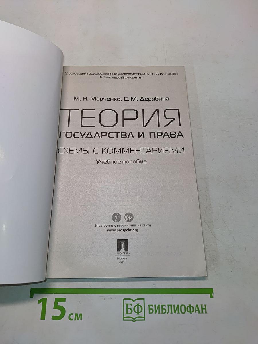 Теория государства и права. Схемы с комментариями. Учебное пособие