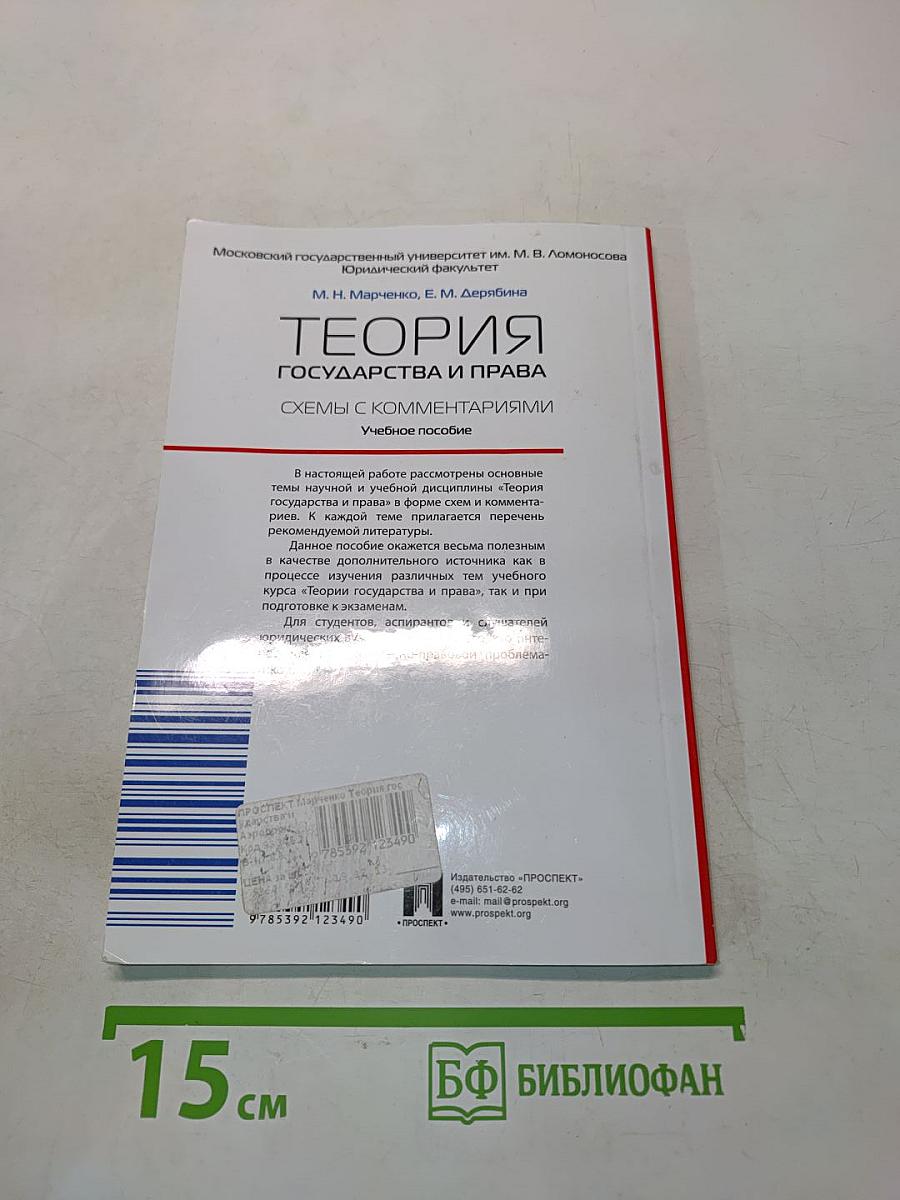 Теория государства и права. Схемы с комментариями. Учебное пособие