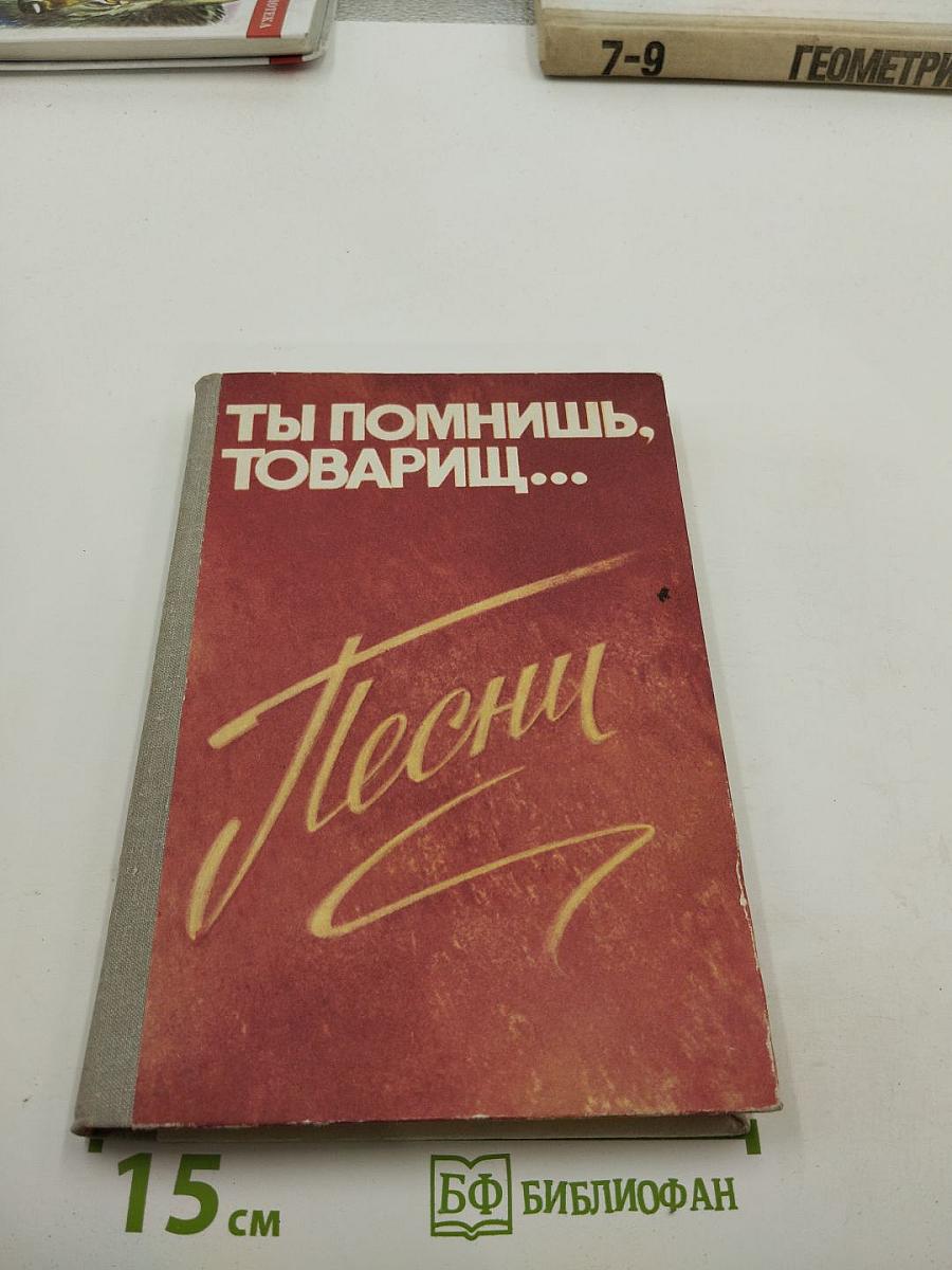 Ты помнишь, товарищ... Песни