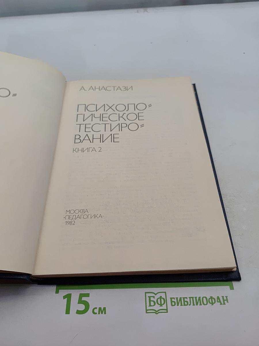 Психологическое тестирование. Книга 2