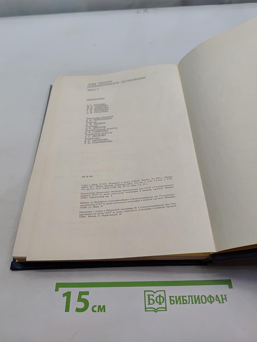 Психологическое тестирование. Книга 2