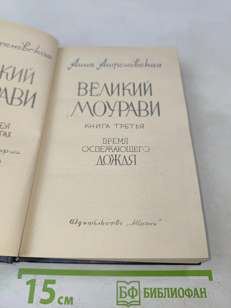 Великий Моурави. Книга третья. Время освежающего дождя