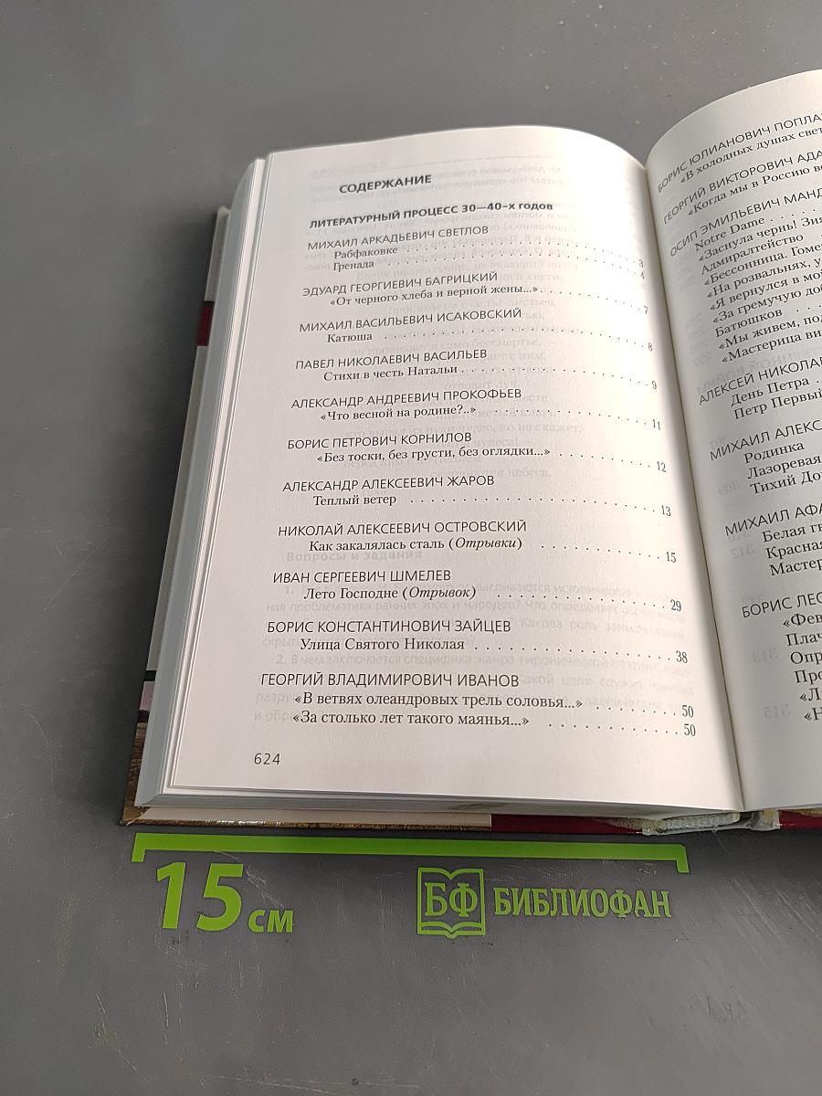 Литература XX века. Хрестоматия. 11 класс. Часть II