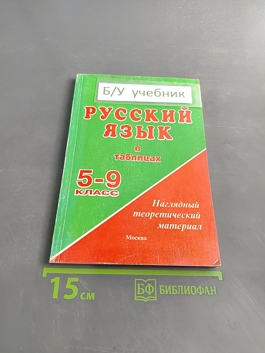 Русский язык в таблицах. 5-9 класс