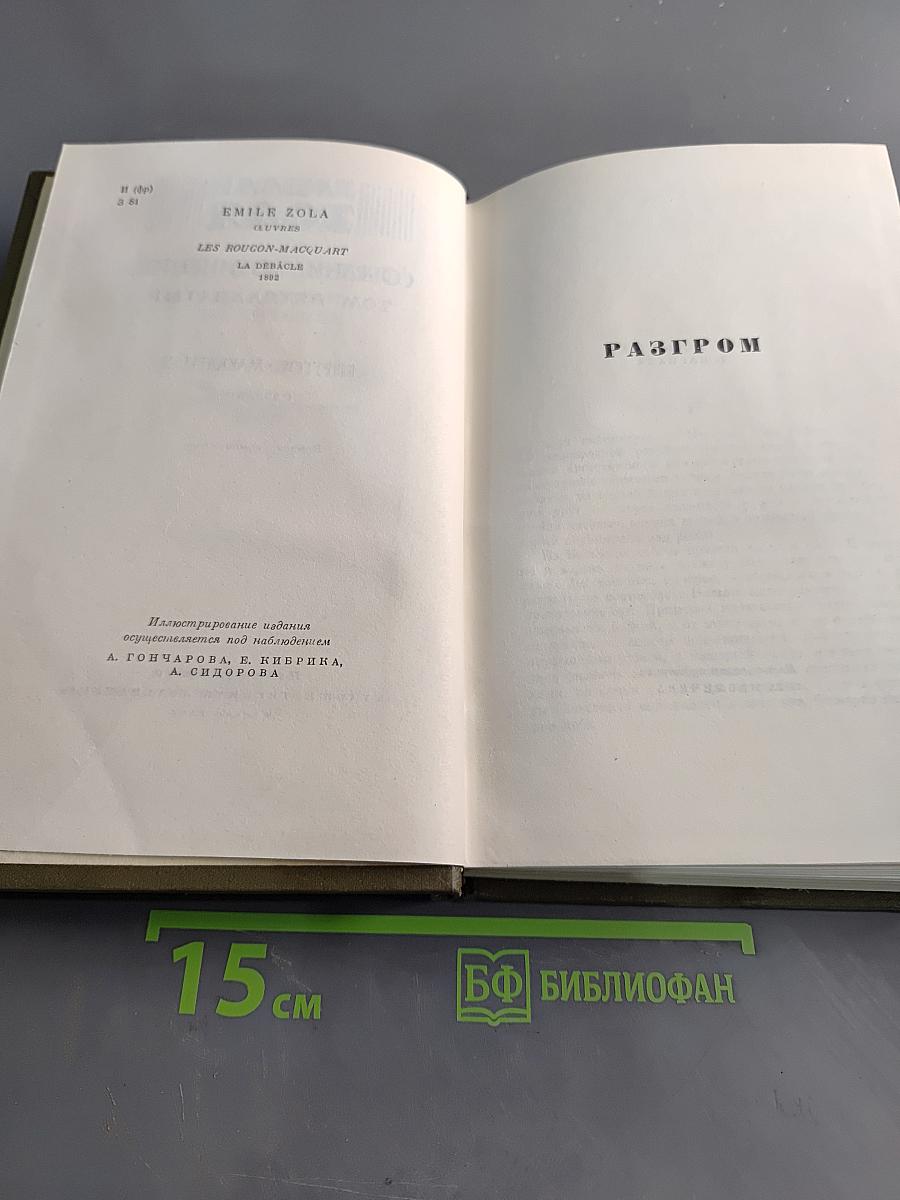 Собрание сочинений в двадцати шести томах. Том пятнадцатый. Ругон-Маккары. Разгром