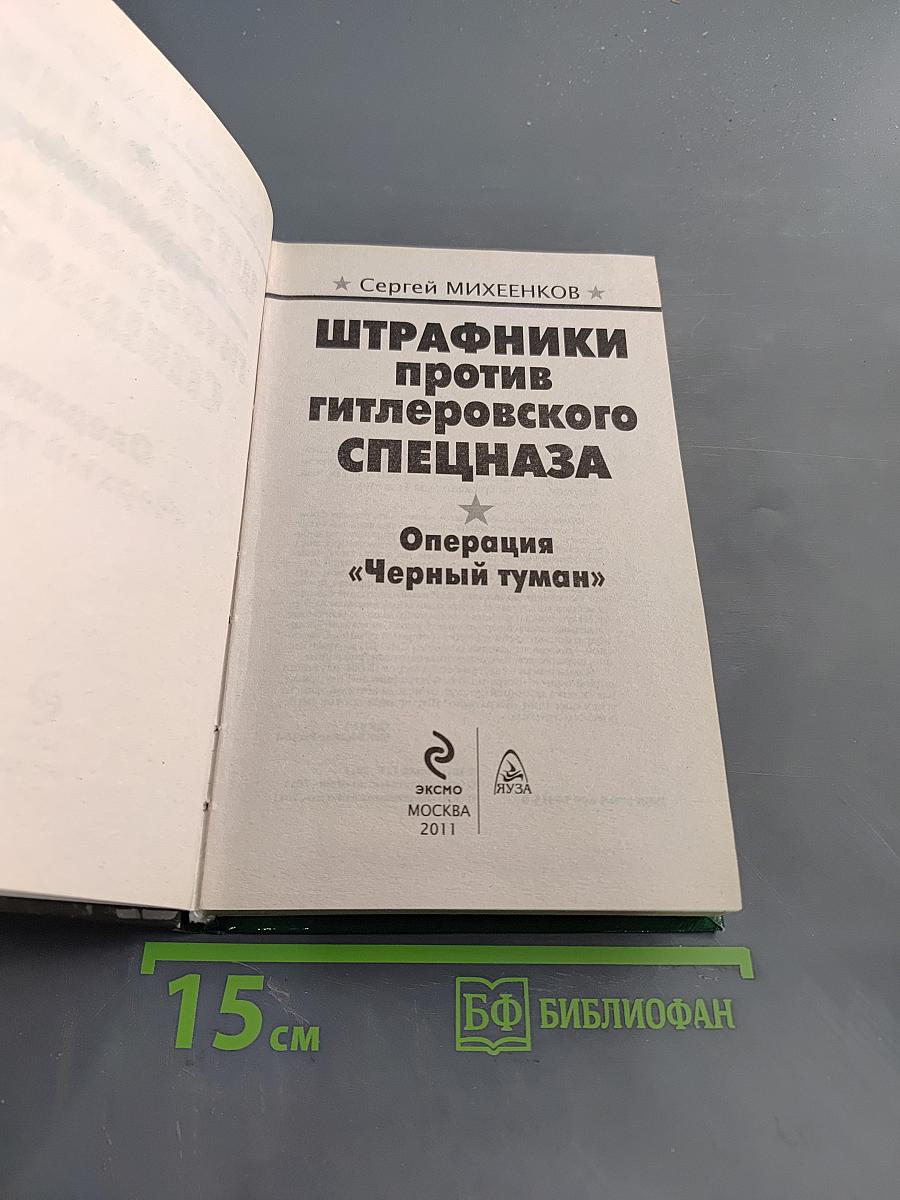 Штрафники против гитлеровского спецназа. Операция «Черный туман»