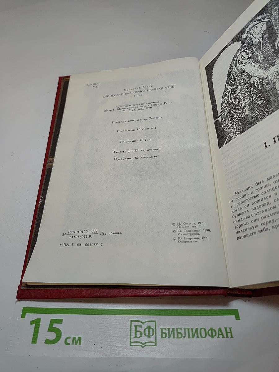 Молодые годы короля Генриха IV