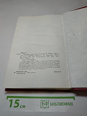Молодые годы короля Генриха IV