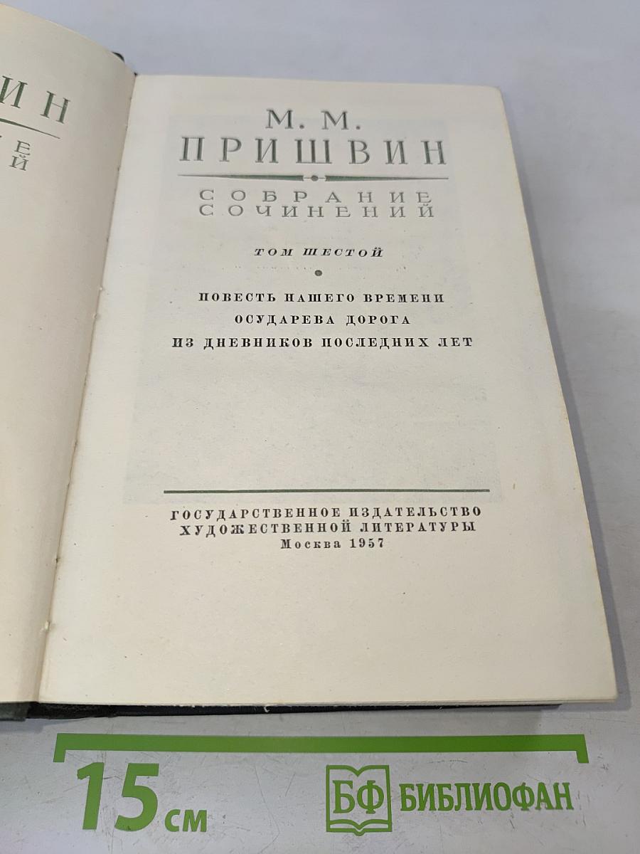 Собрание сочинений. Том шестой. Повесть нашего времени, Осударева дорога, Из дневников последних лет