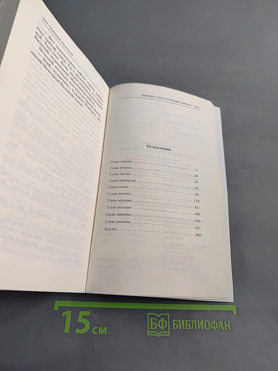 Княжий сыск. Последняя святыня