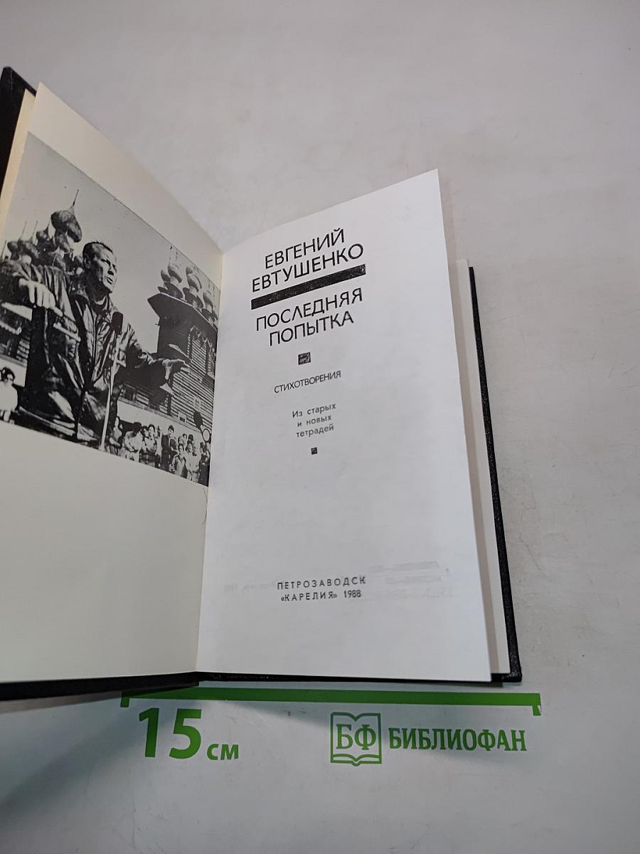 Последняя попытка. Стихотворения