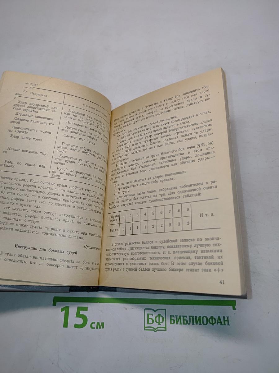 Бокс. Правила соревнований