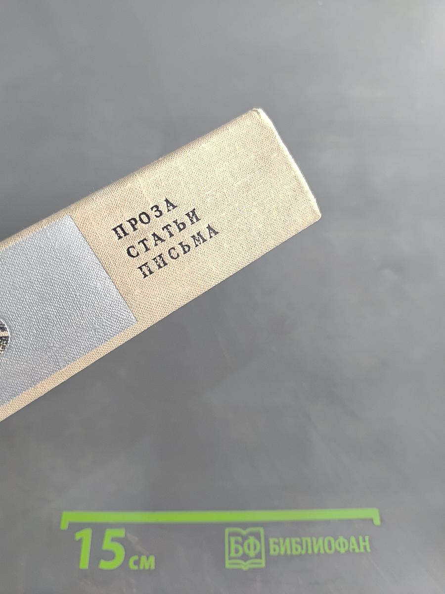 Проза. Статьи. Письма
