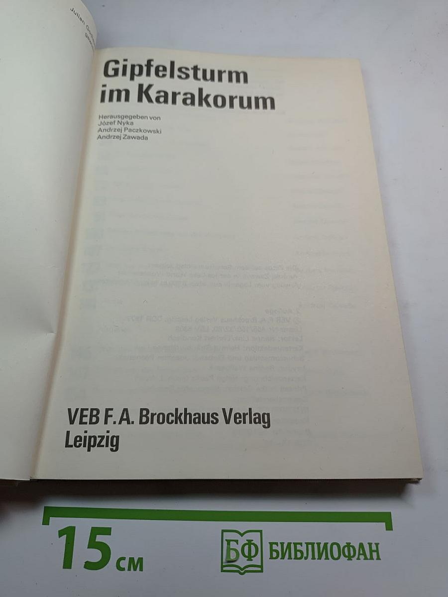 Gipfelsturm im Karakorum