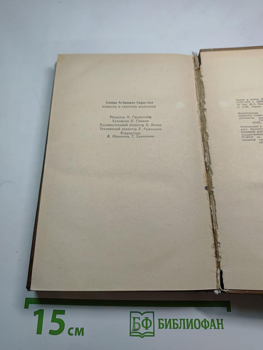 Повесть о светлом мальчике