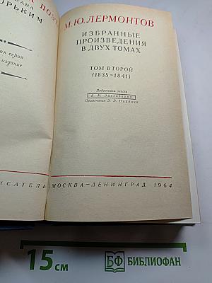 Избранные произведения в двух томах. Том второй (1835-1841)