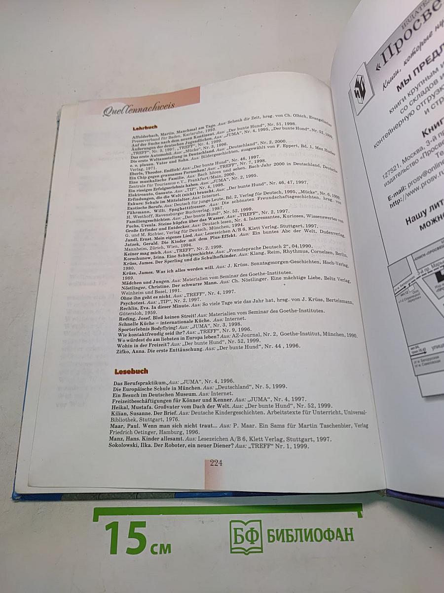 Deutsch Mosaik VII. Учебник немецкого языка. Книга для чтения