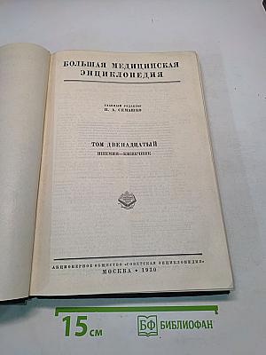 Большая медицинская энциклопедия. Том двенадцатый. Ишемия – Кишечник