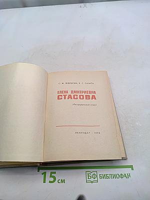 Елена Дмитриевна Стасова (Биографический очерк)