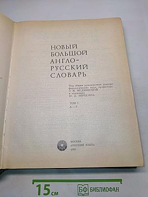 Новый большой англо-русский словарь