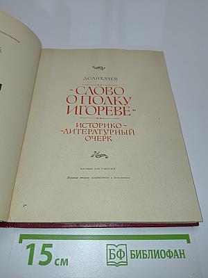 Слово о полку Игореве: Историко-литературный очерк