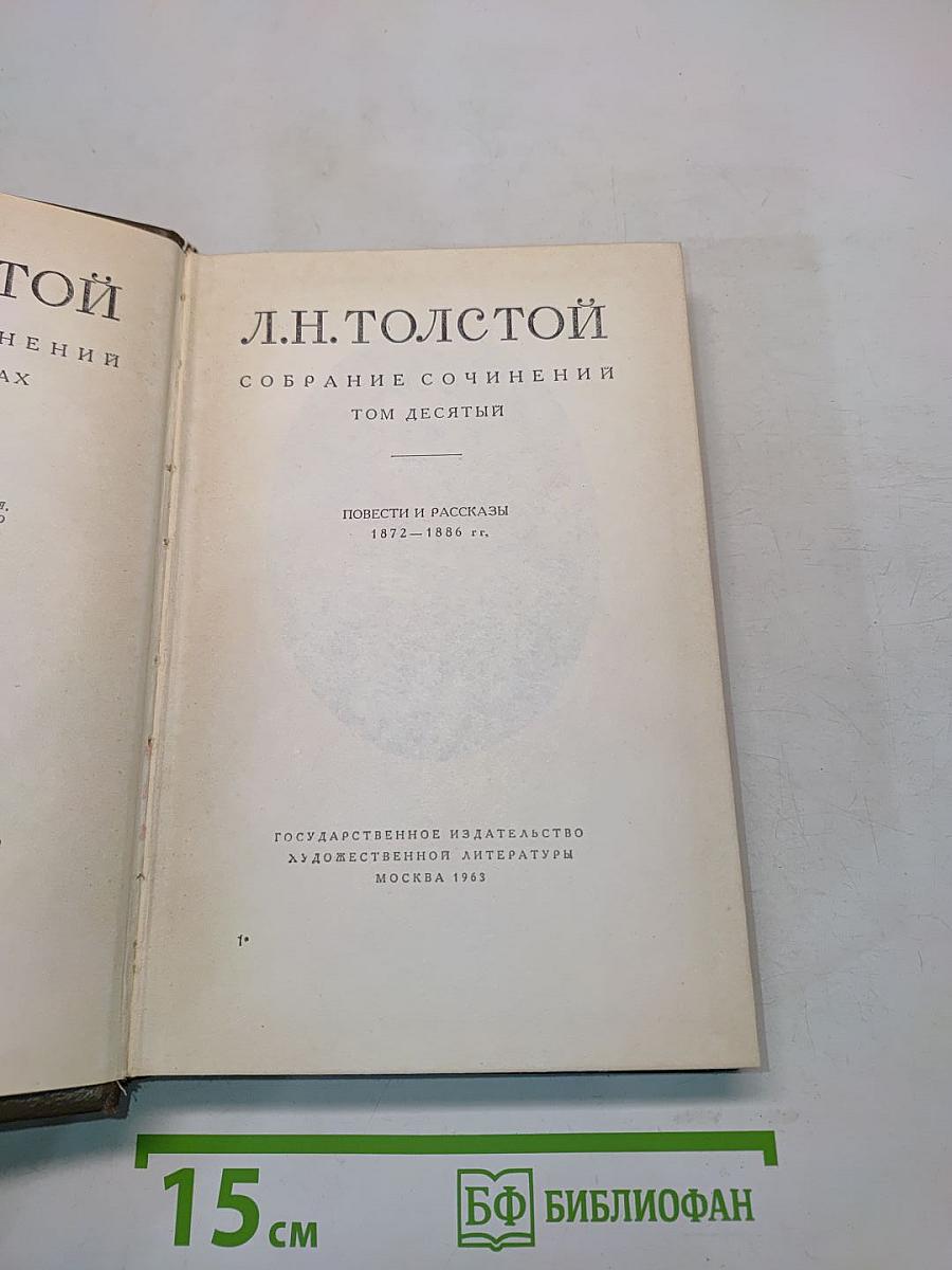 Собрание сочинений. Том десятый. Повести и рассказы 1872-1886 гг.