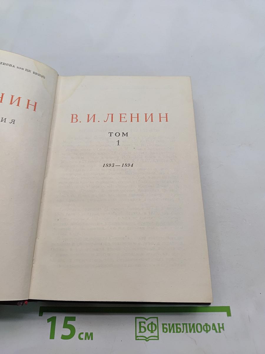 Ленин. Том 1. 1893-1894