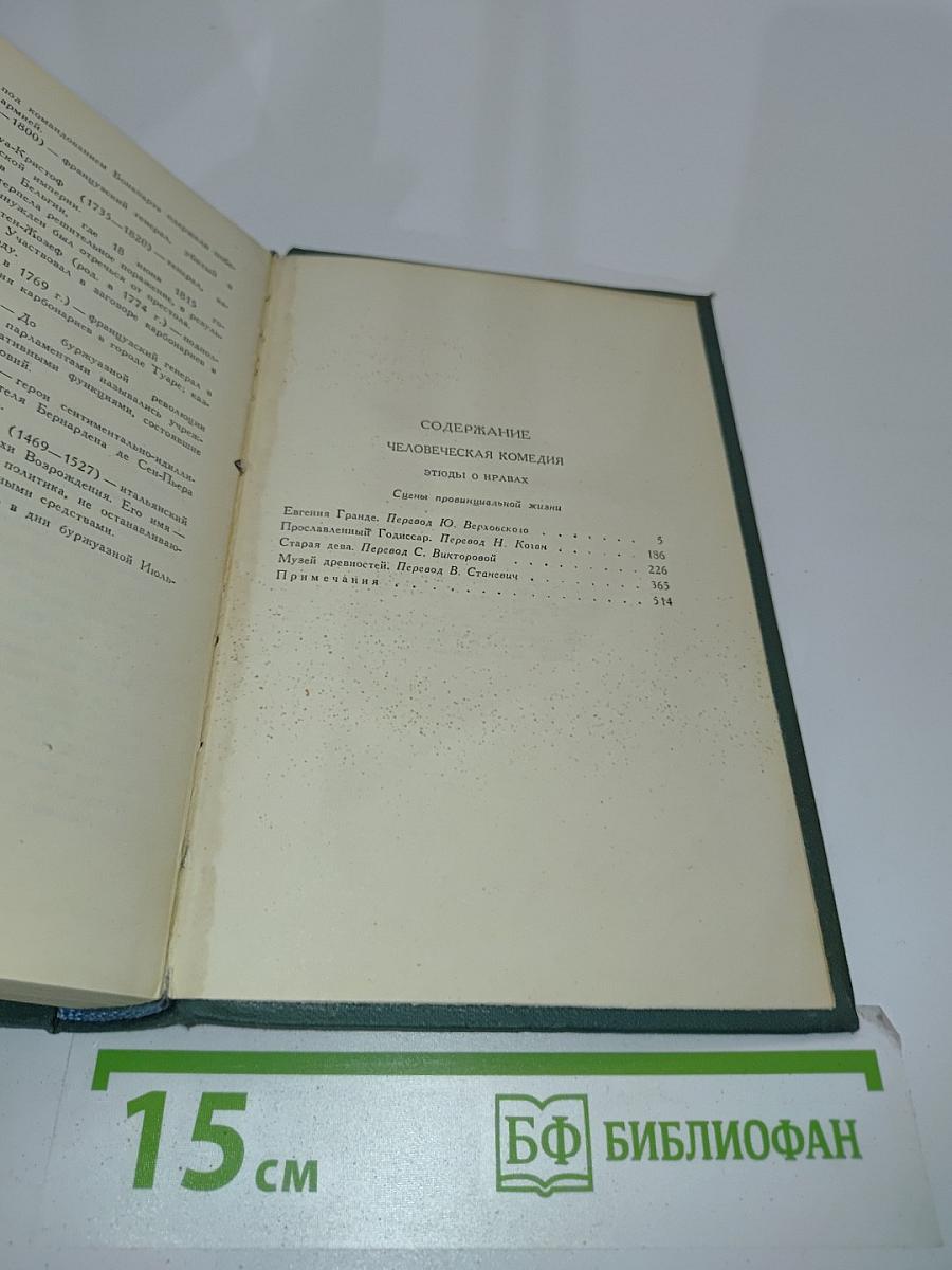 Человеческая комедия. Том 6