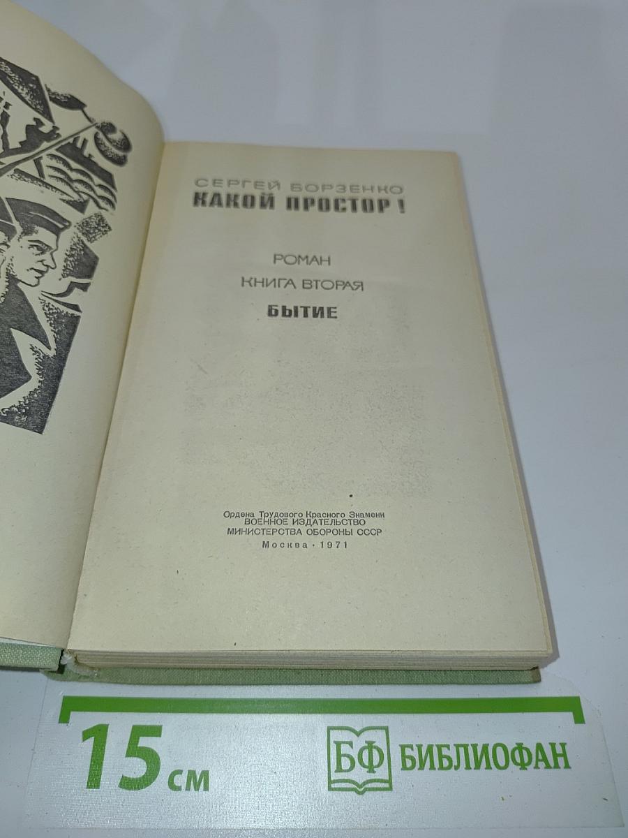Какой простор! Книга вторая. Бытие