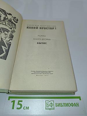 Какой простор! Книга вторая. Бытие