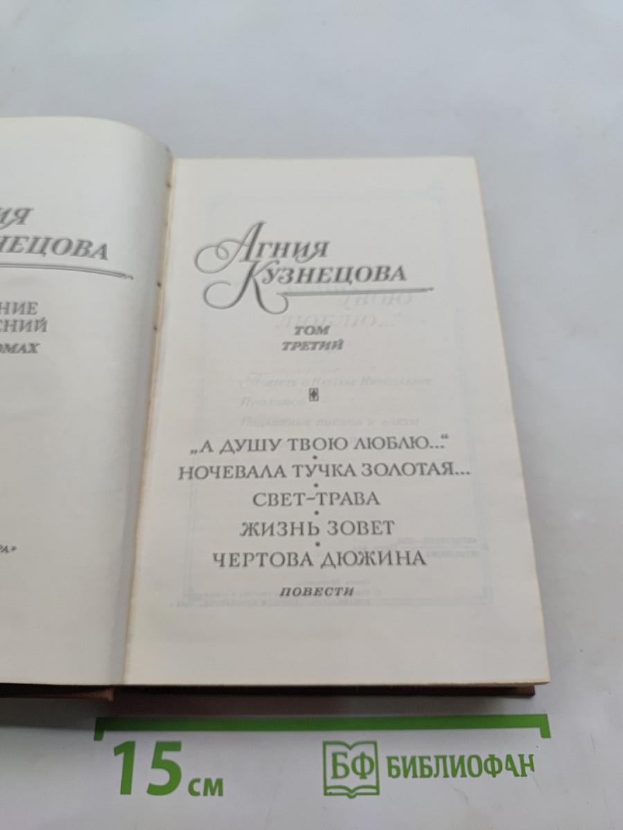 Агния Кузнецова. Том третий. Повести