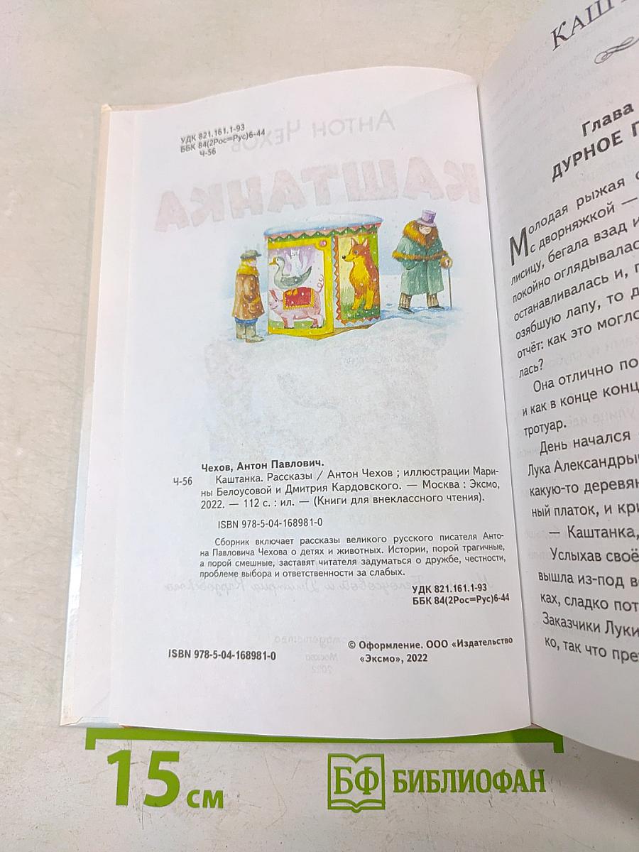 Каштанка. Рассказы (Книги для внеклассного чтения)