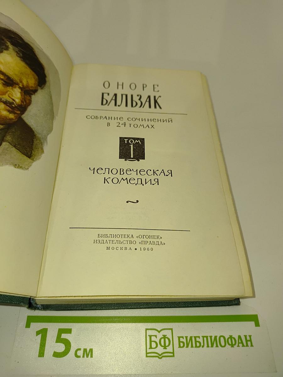 Человеческая комедия. Том 1