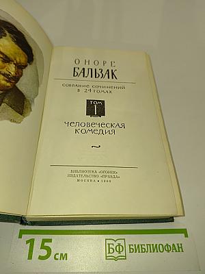 Человеческая комедия. Том 1