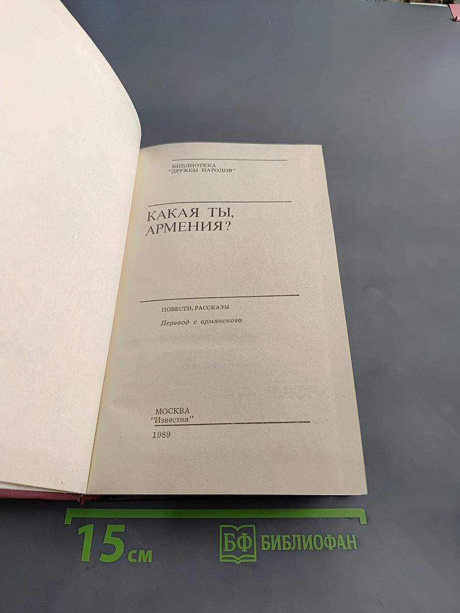 Какая ты, Армения?