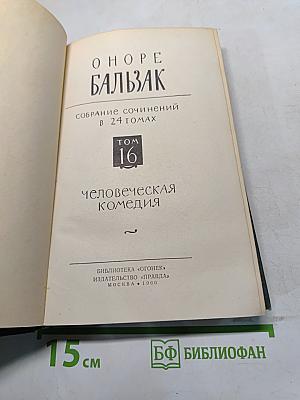 Человеческая комедия. Том 16