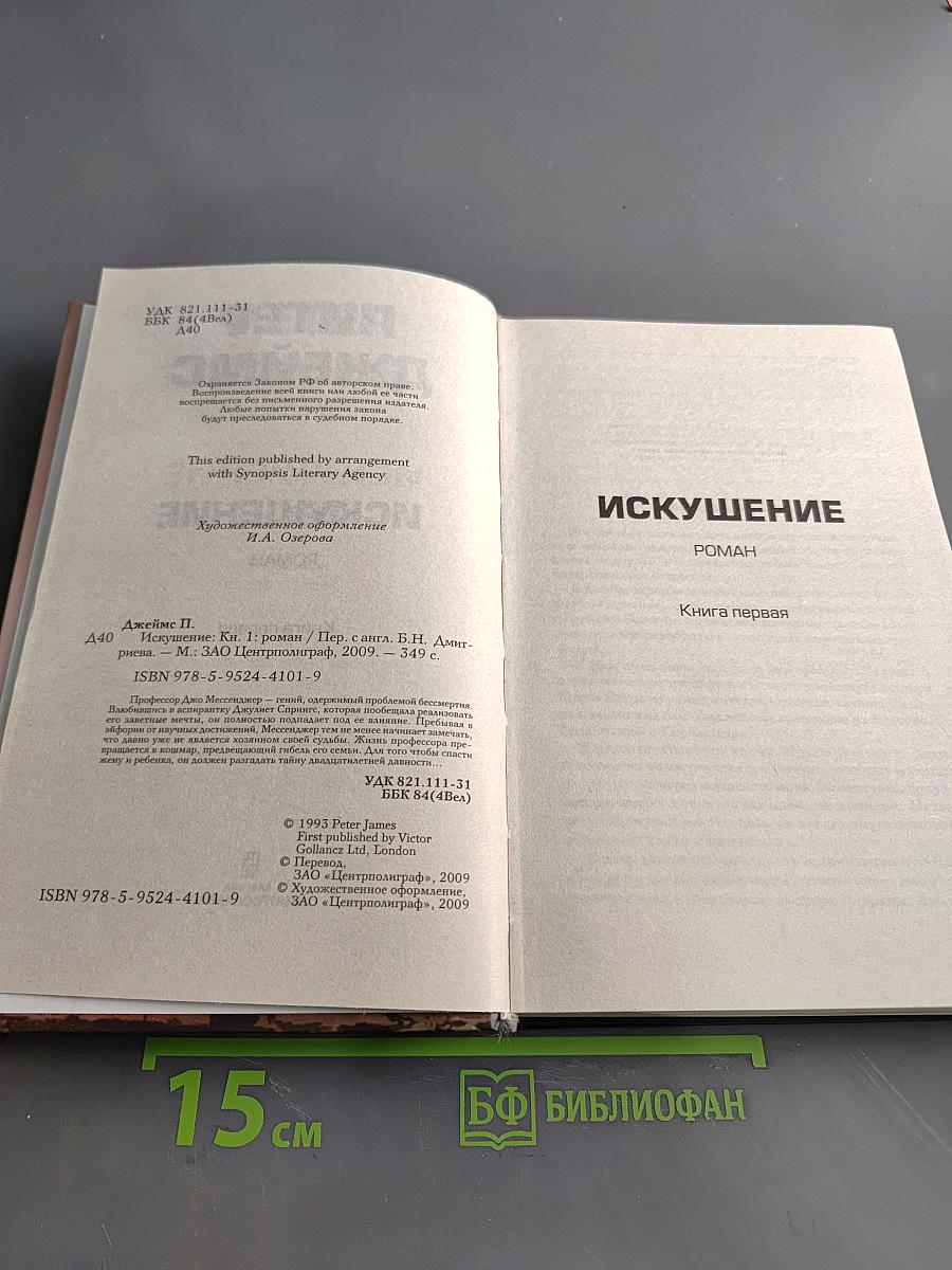 Искушение. Книга первая