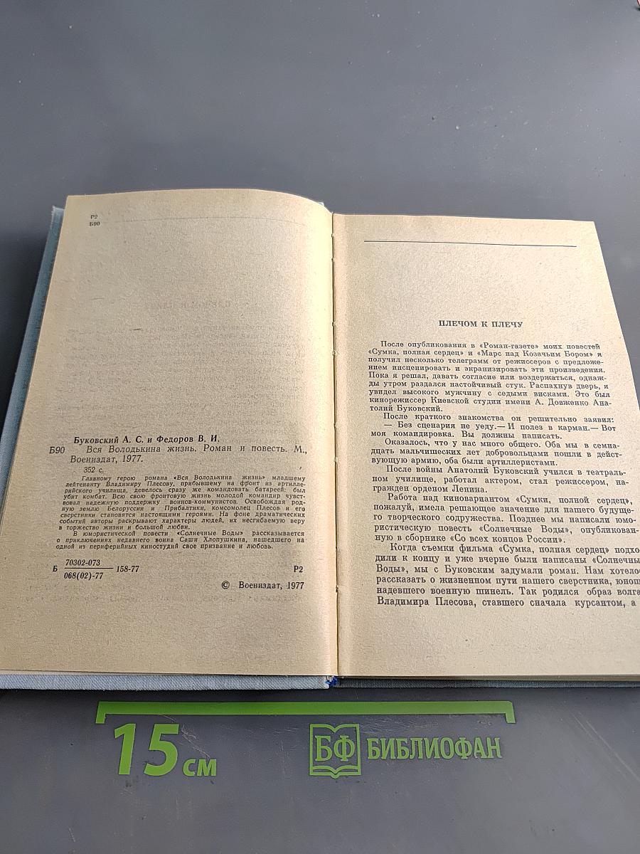 Вся Володькина жизнь
