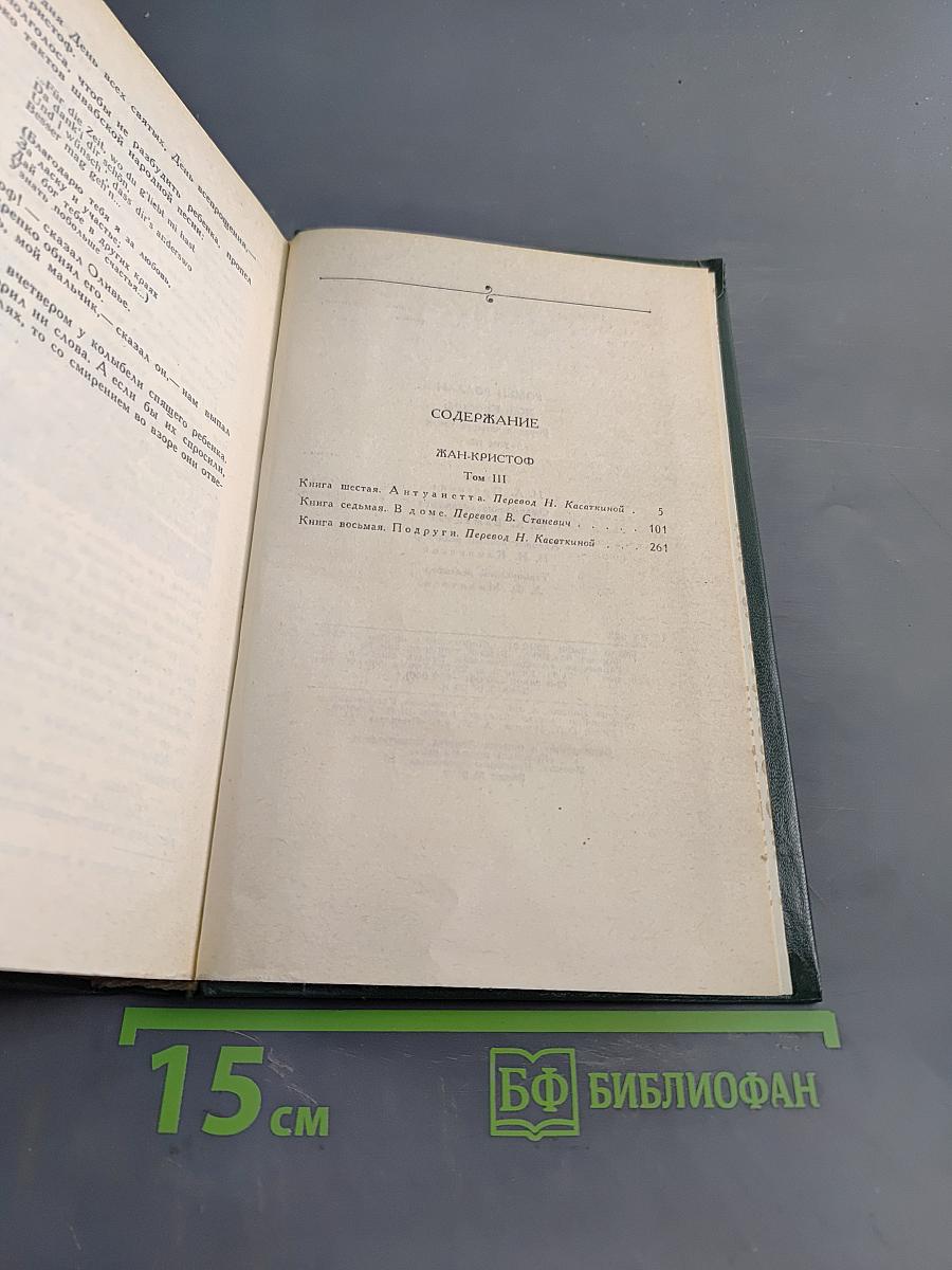 Жан-Кристоф. Роман в четырех томах. Том III. Книга шестая. Антуанетта