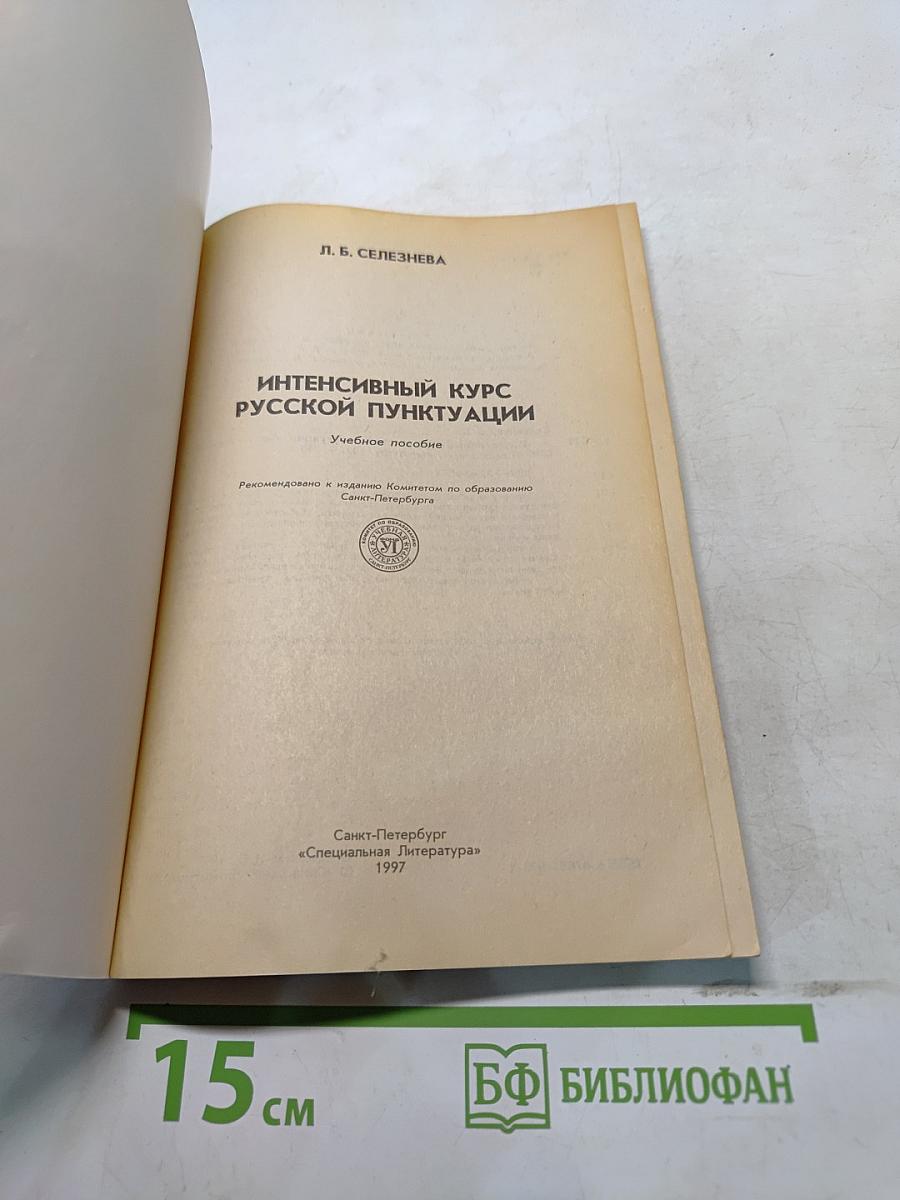 Интенсивный курс русской пунктуации