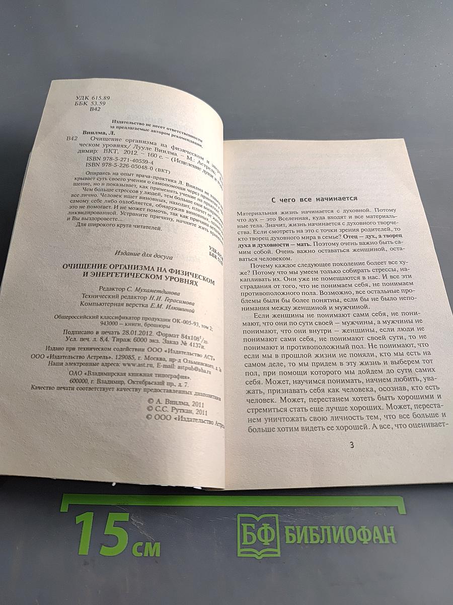 Очищение организма на физическом и энергетическом уровнях