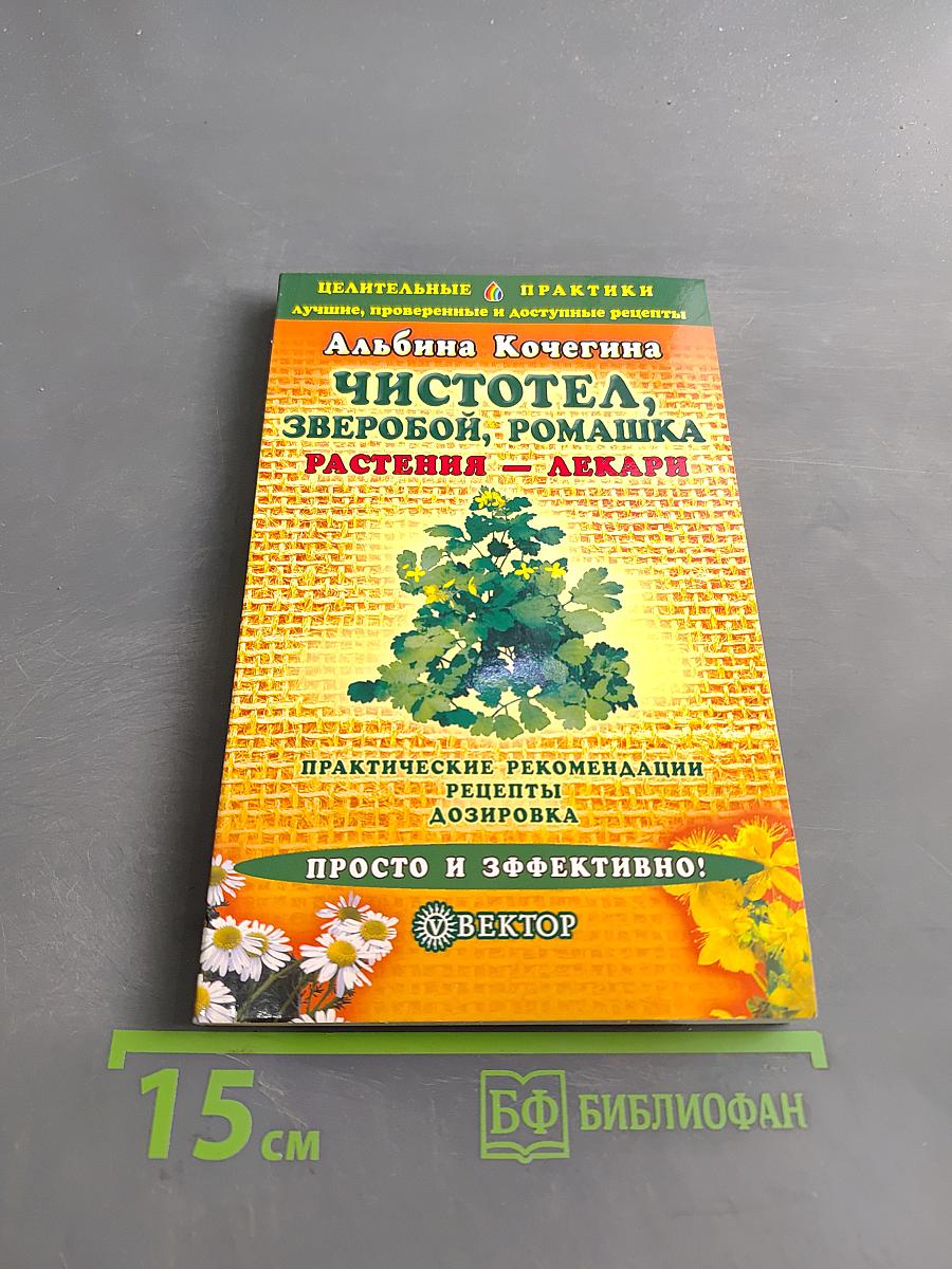 Чистотел, зверобой, ромашка. Растения-лекари