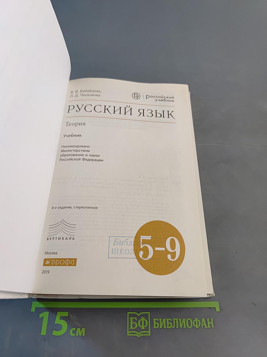 Русский язык. Теория. 5-9 классы