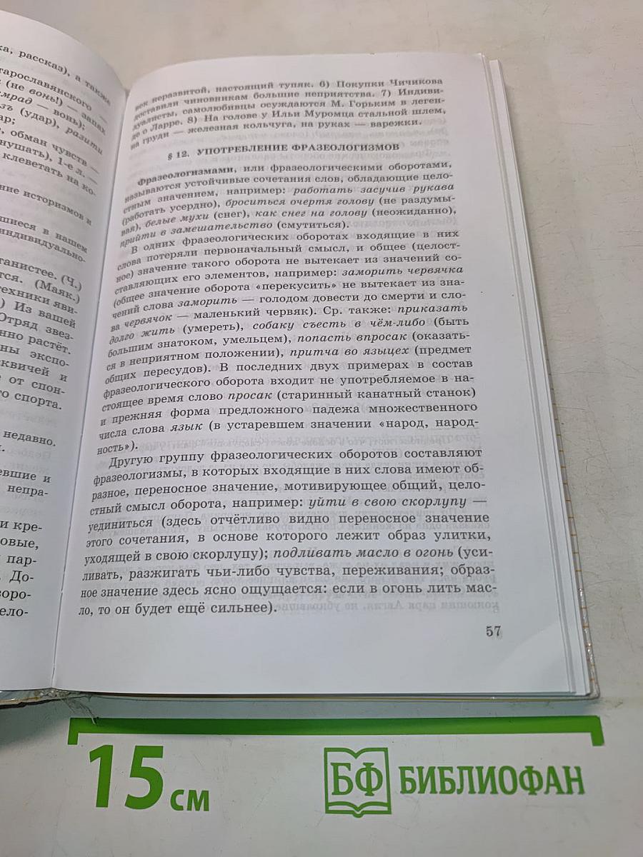 Пособие для занятий по русскому языку в старших классах