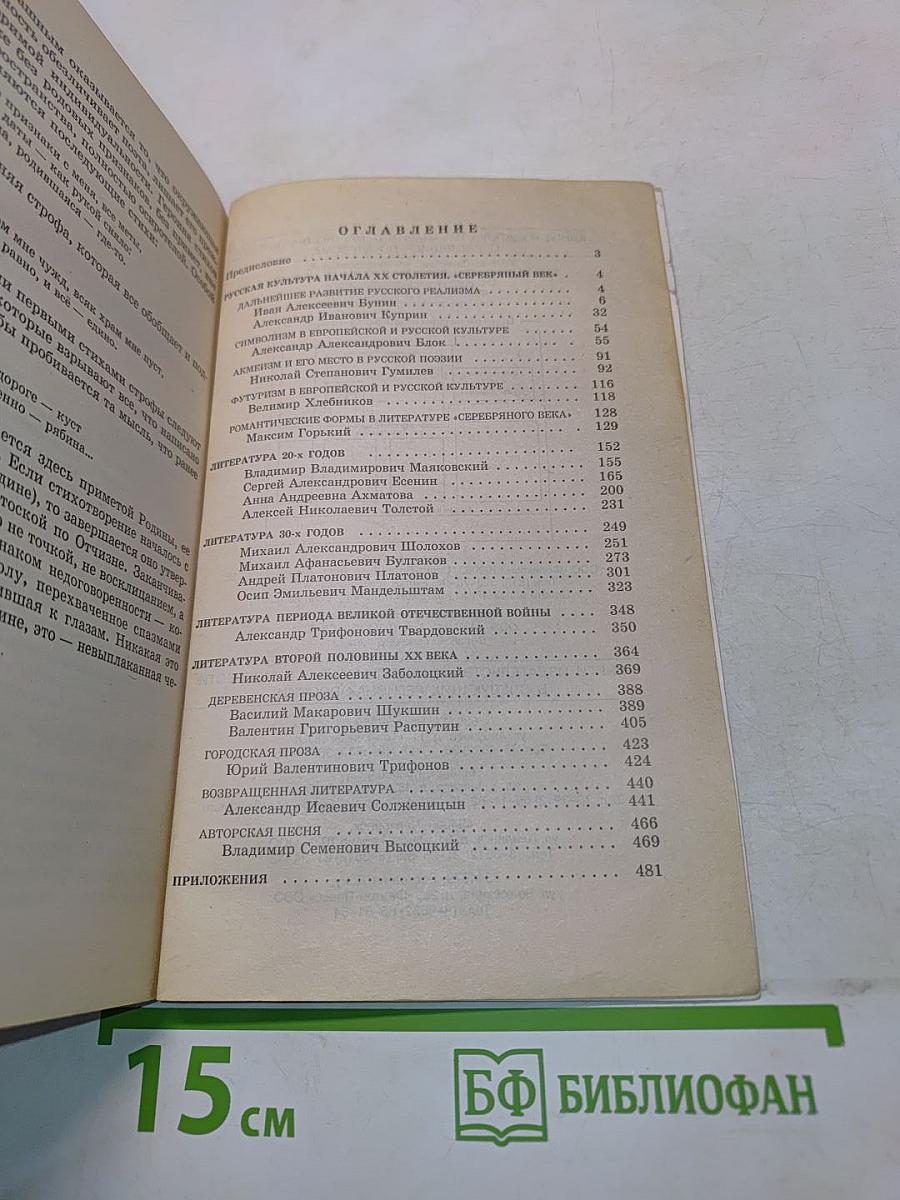 Русская литература XX века