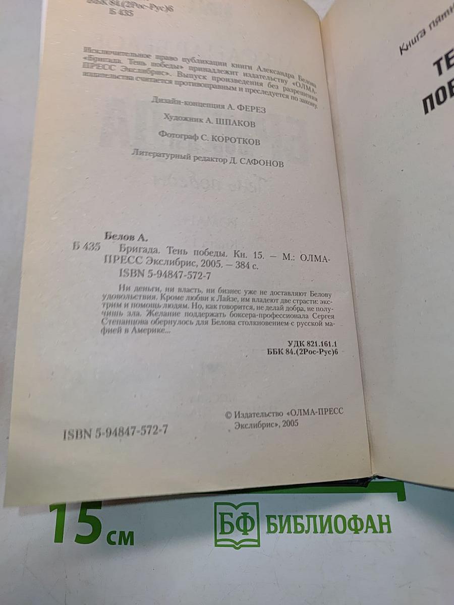 Бригада. Тень победы. Книга 15