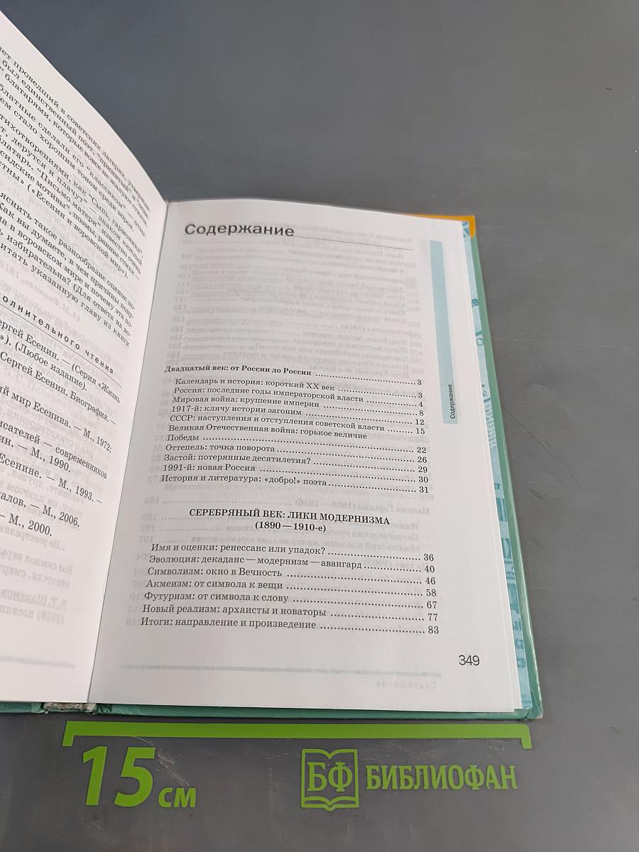 Литература. Учебник для 11 класса (базовый уровень). В двух частях. Часть 1