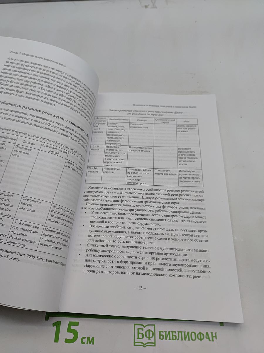 Формирование навыков общения и речи у детей с синдромом Дауна. Пособие для родителей