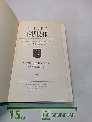 Человеческая комедия. Том 17
