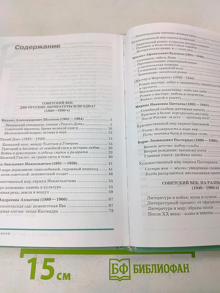 Литература. Учебник для 11 класса (базовый уровень). В двух частях. Часть 2